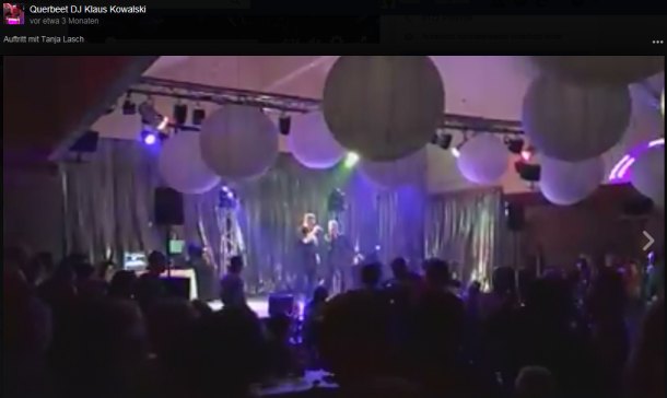 DJ Klaus mit Tanja Lasch im Schaukellkeller Partyhaus Landsknecht 2016